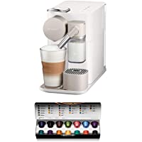 Nespresso DeLonghi Lattissima One EN500W-Cafetera monodosis de cápsulas Nespresso con depósito de leche compacto- 19…
